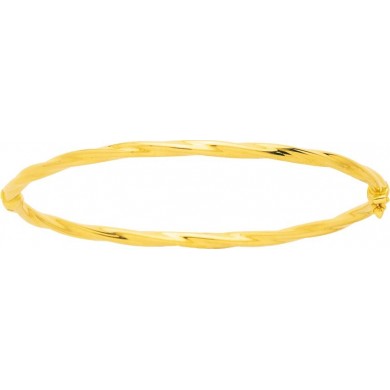 Bracelet jonc en or jaune 750 millièmes