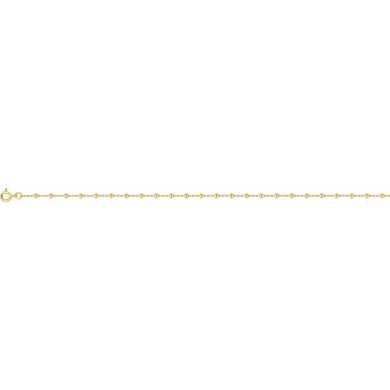 Bracelet  boule en or jaune 750 millièmes
