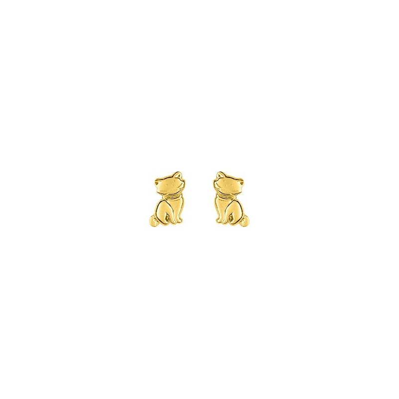 Boucles d'oreilles en or jaune 375 millièmes