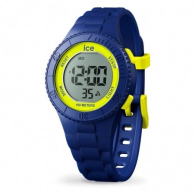 Montre Ice digit navy yellow extra small 021273.