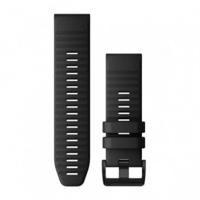 Bracelet pour montre Garmin quickFit en silicone noir largeur 26 mm pour fénis 5x et 6x 010-12864-00