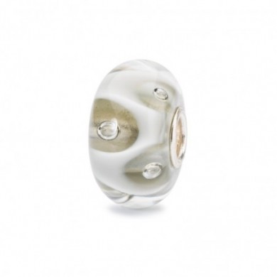 Trollbeads gouttes blanches TGLBE-10439