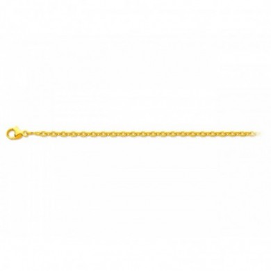 Chaine forçat or jaune  750 1.5 mm.