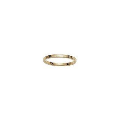 Alliance en or jaune ruban confort 2 mm.