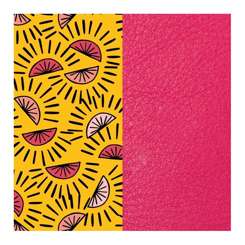 Cuir les Georgettes 14 mm agrumes / fuchsia 702145899P9000