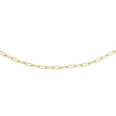 Collier maille forçat allongé .
