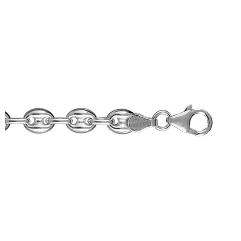 Bracelet en argent maille grain de café Bracelet en argent maille grain de café