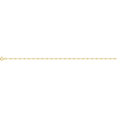 Bracelet  boule en or jaune 750 millièmes