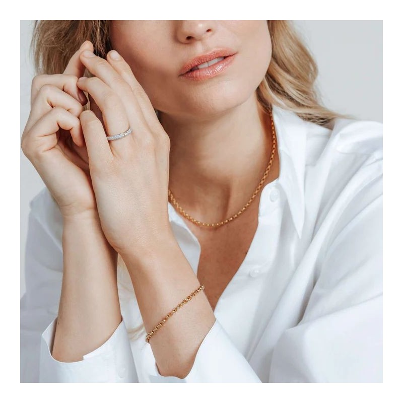 Bracelet en argent et or Bracelet en argent et or