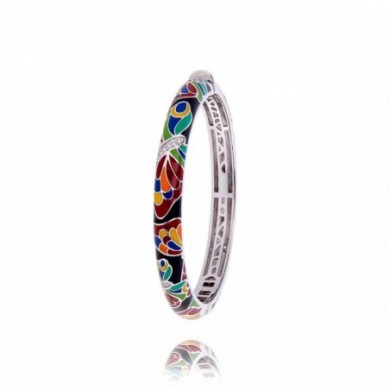 Bracelet jonc Una Storia ligne ailes de papillon JO121100