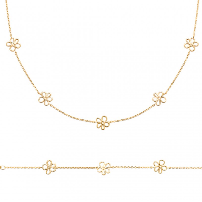 Collier fleurs Collier fleurs