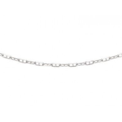 Chaine en argent rhodié pour  homme