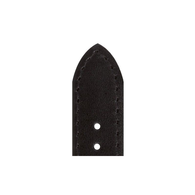 Vachette Noir 12 / 10 mm Lisse Vachette Noir 12 / 10 mm Lisse